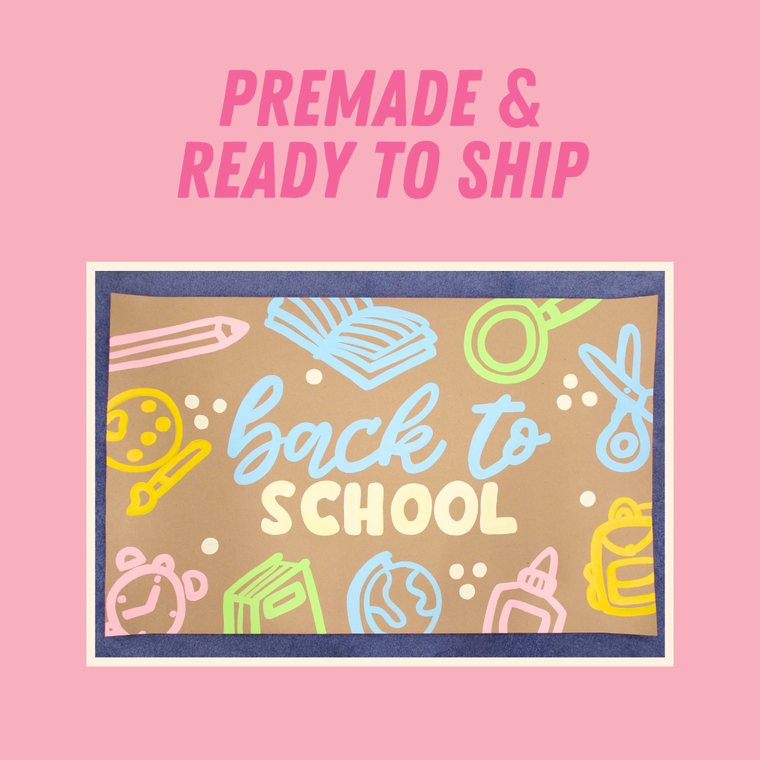 PREMADE MINI BANNER: Back to School 4