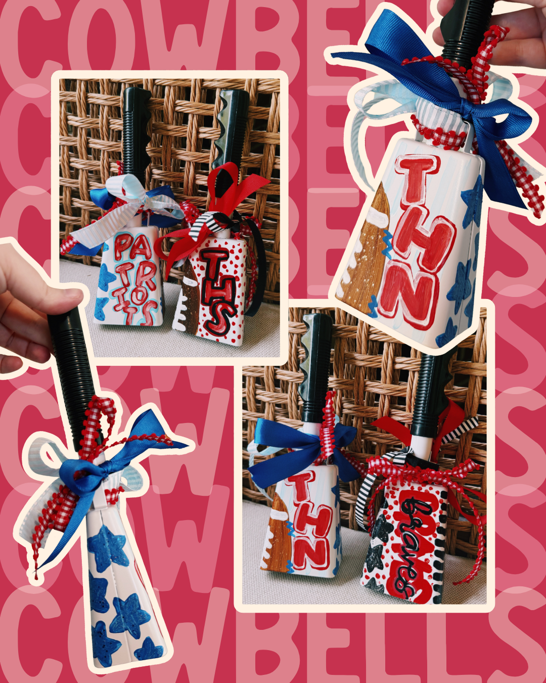 Custom Painted Cowbells