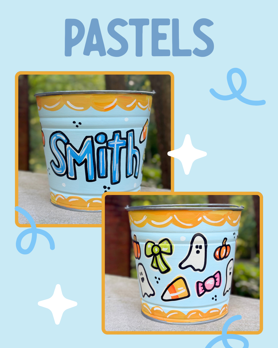 Halloween Buckets - Candy Stash Size
