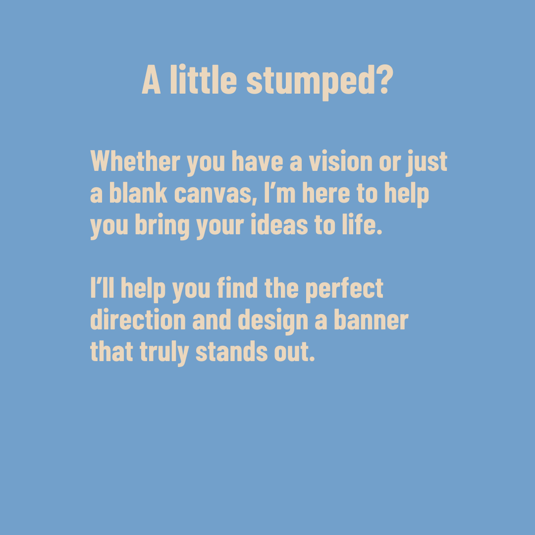 Custom Banner Design Consultation