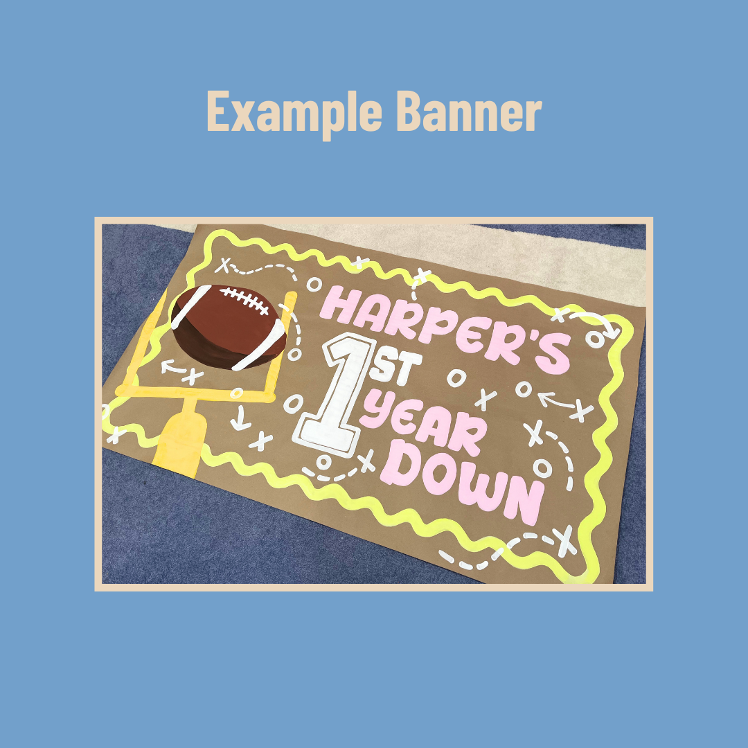 Football Birthday Banner Templates