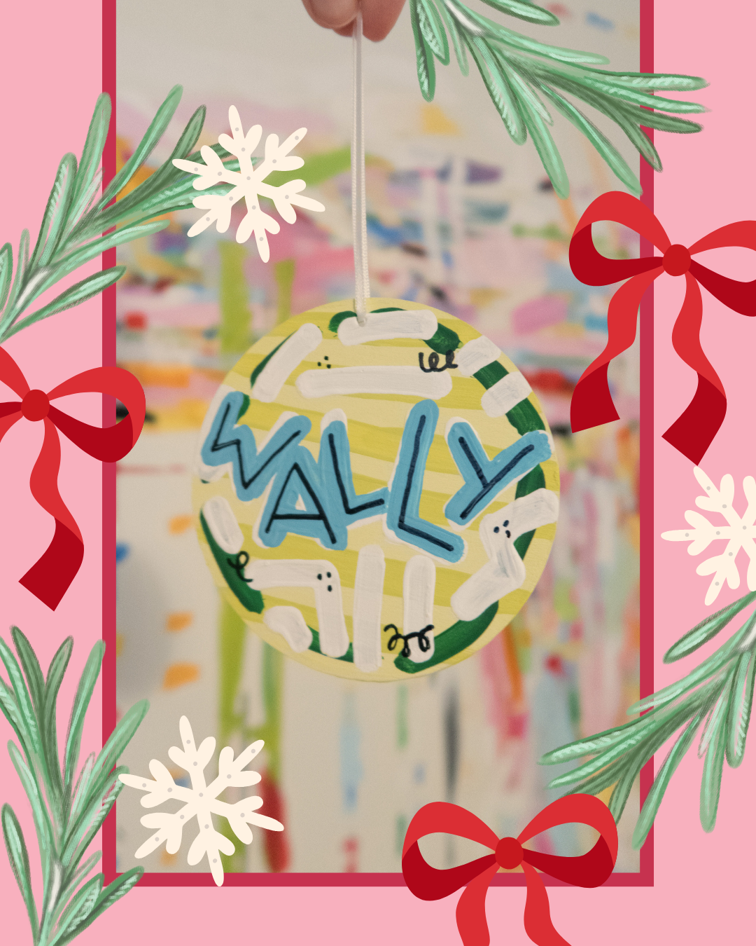 Green and Blue Ornament