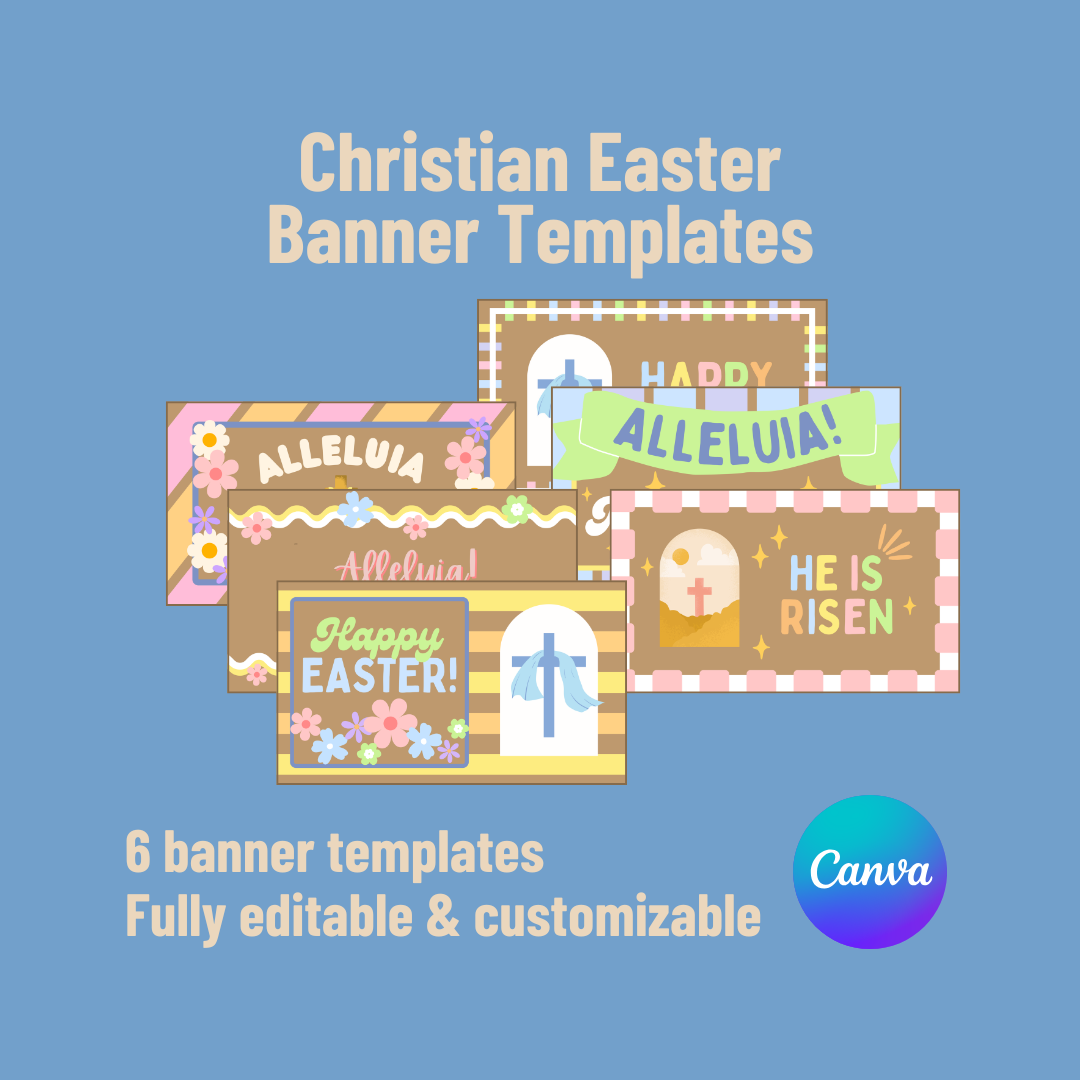 Christian Easter Banner Templates