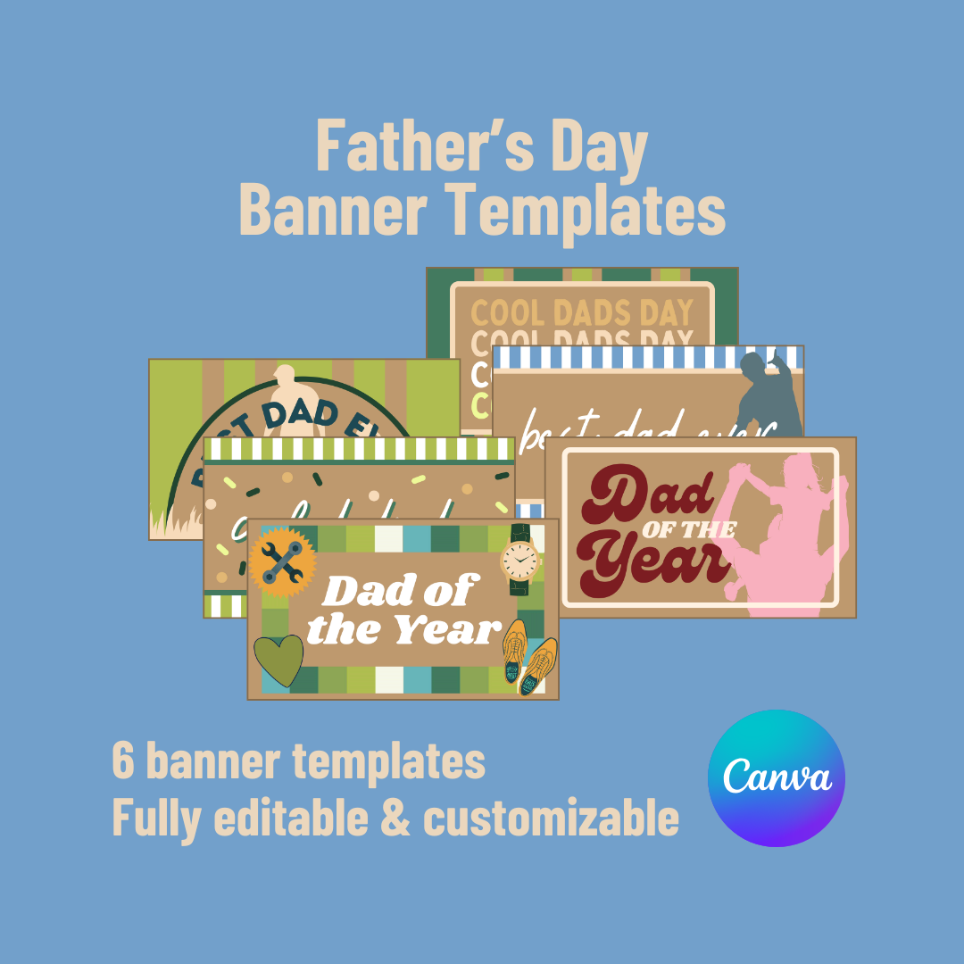Father's Day Banner Templates
