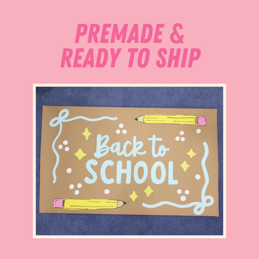 PREMADE MINI BANNER: Back to School 1