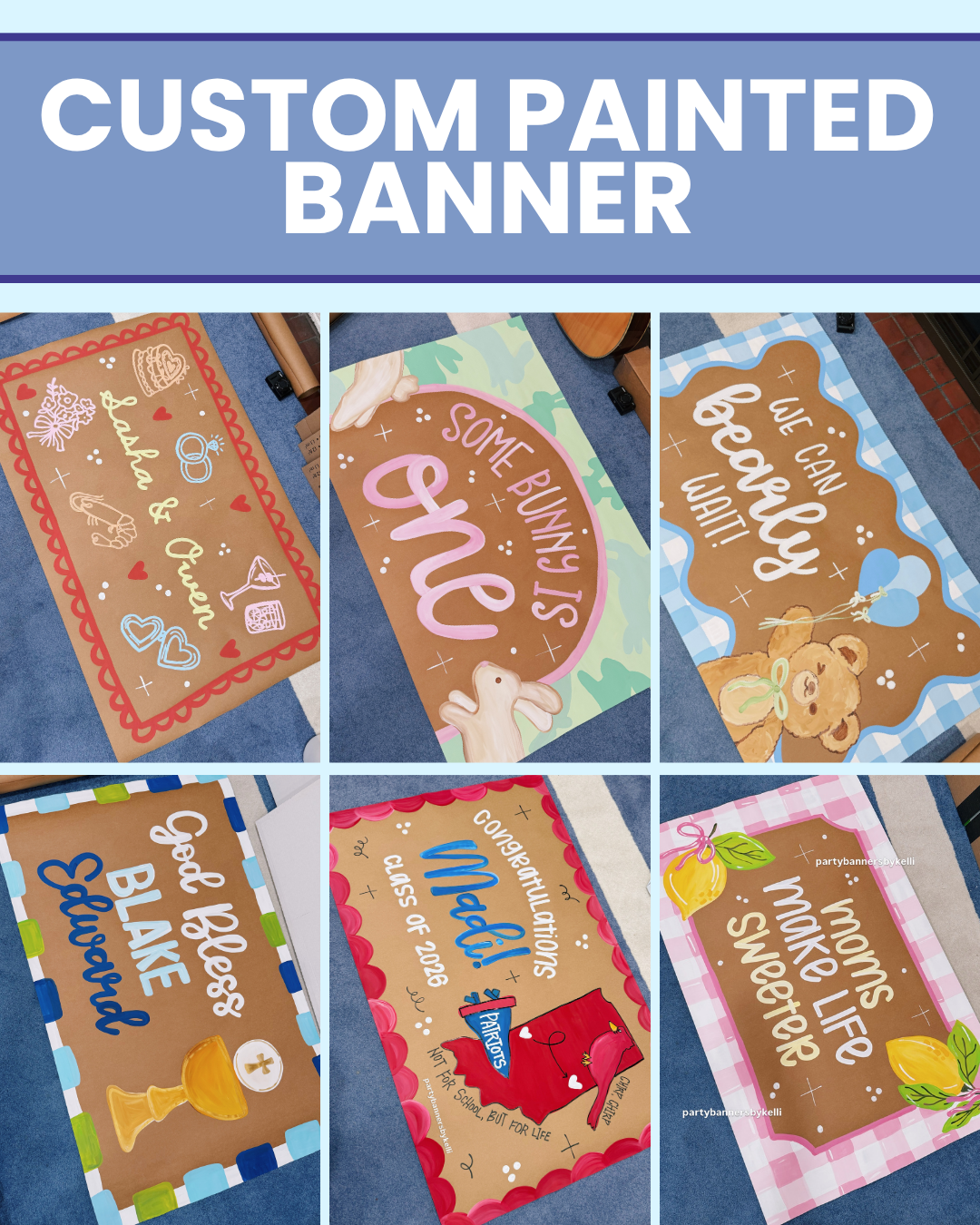 * Custom Handpainted Banner *