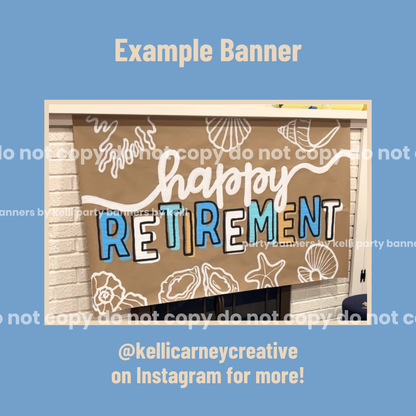 Coastal Retirement Banner Templates