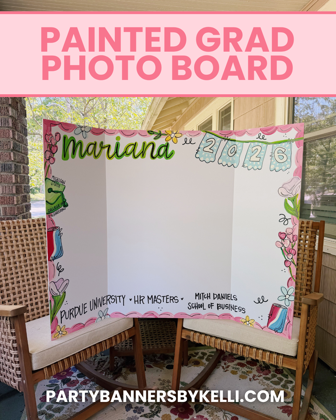 Graduation Photo Board (Trifold 36x48)