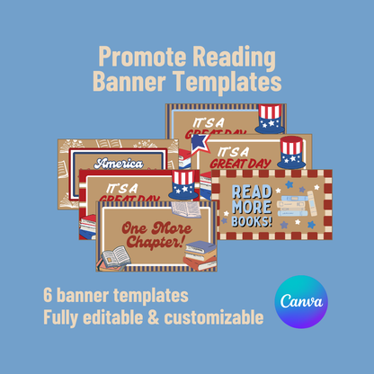 Promote Reading Banner Templates