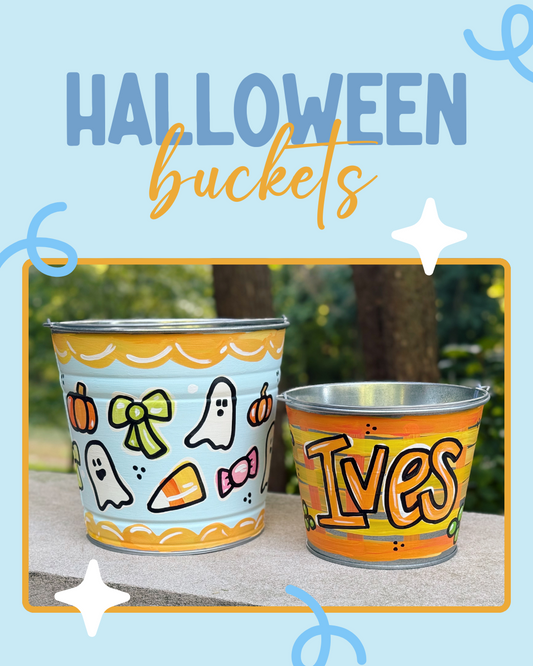 Halloween Buckets - Candy Stash Size