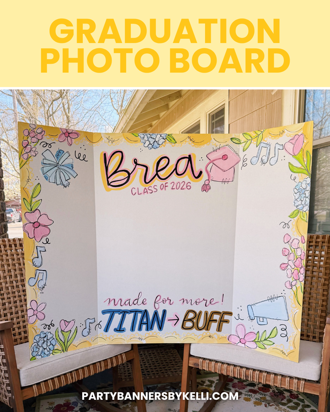 Graduation Photo Board (Trifold 36x48)