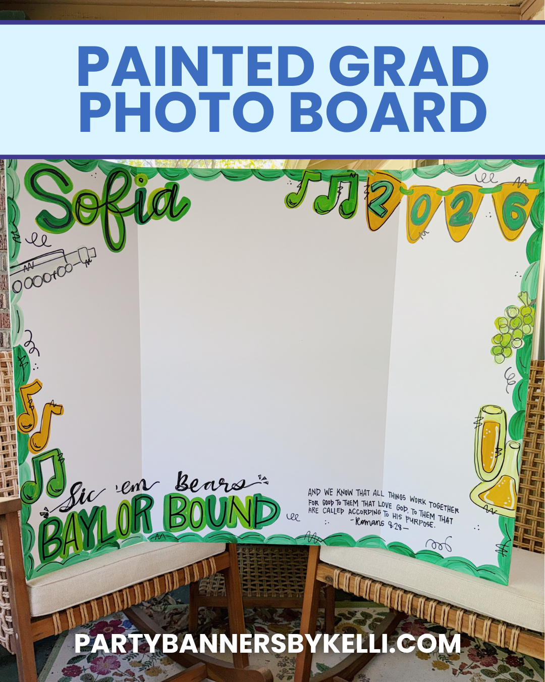 Graduation Photo Board (Trifold 36x48)