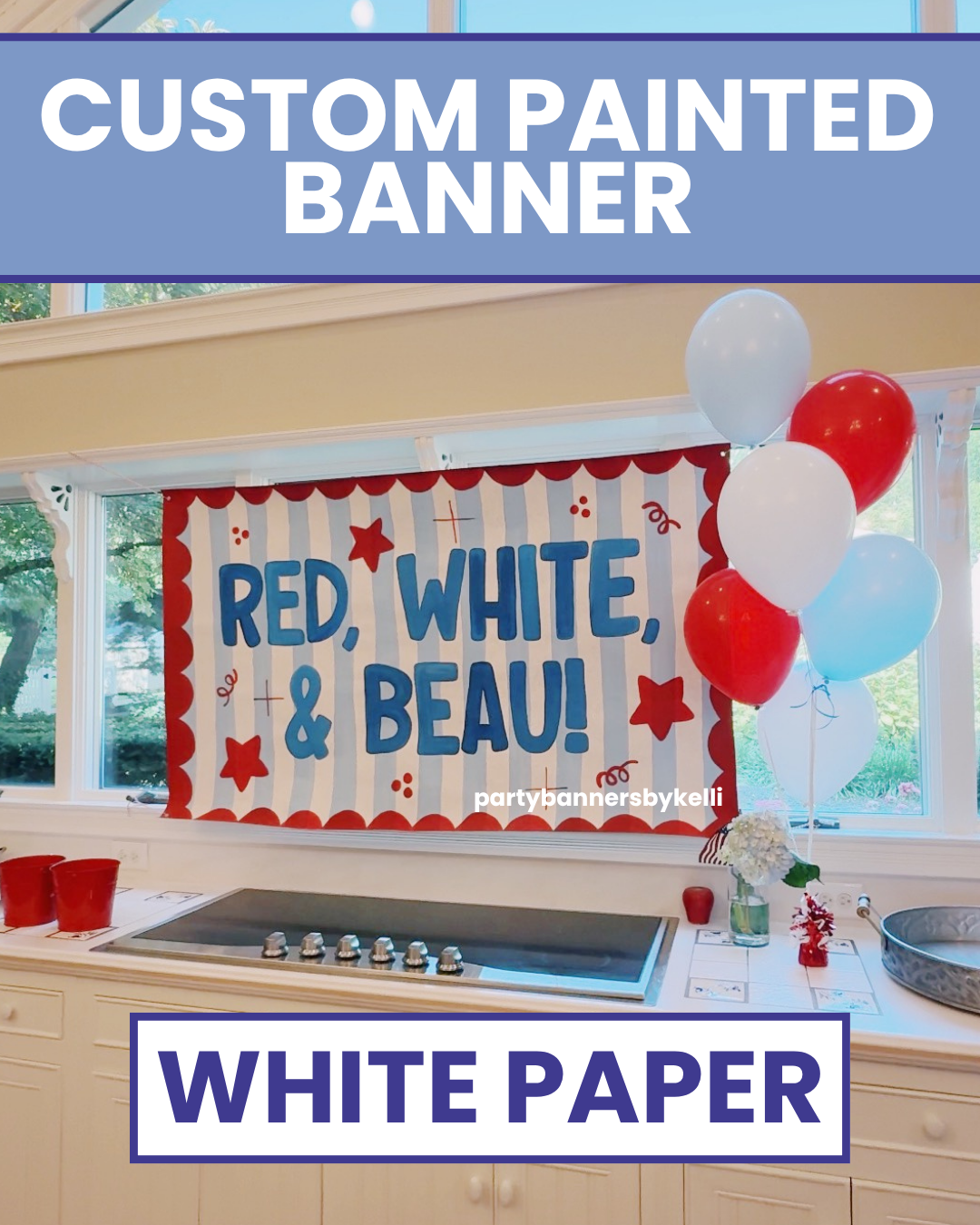 * Custom Handpainted Banner *
