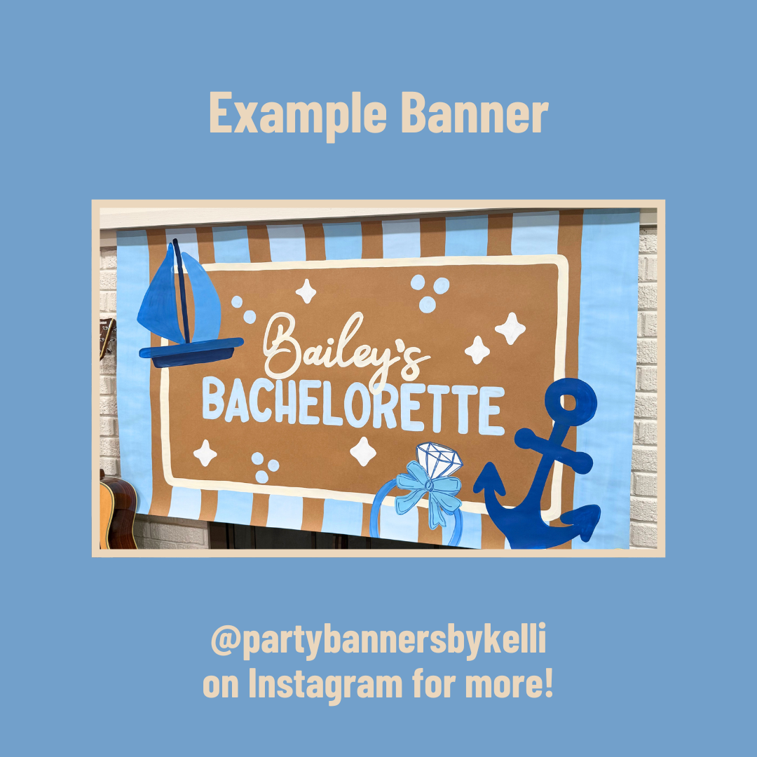 Love on the Lake Bachelorette Banner Templates