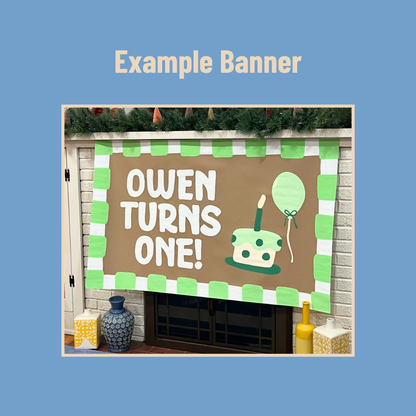 Basic Birthday Banner Templates
