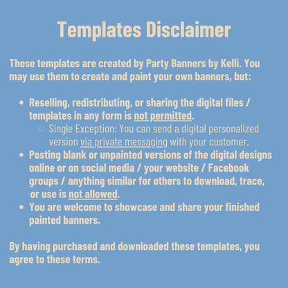 Rookie Year Banner Templates