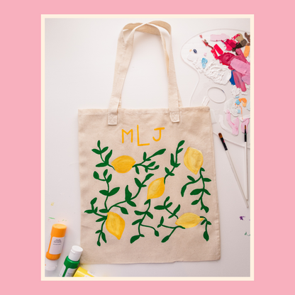 Custom Painted Canvas Tote Bags