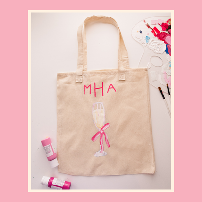 Custom Painted Canvas Tote Bags