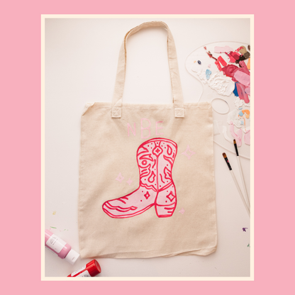 Custom Painted Canvas Tote Bags