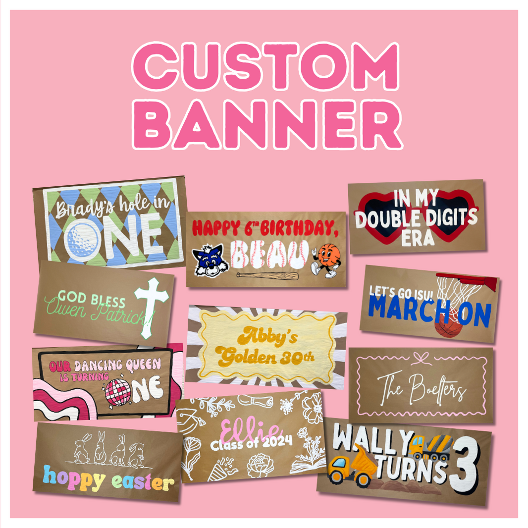 Party Banners by Kelli