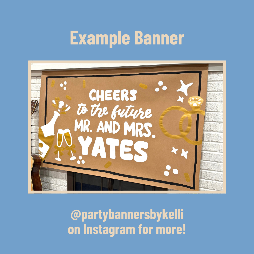 Engagement Party Banner Templates