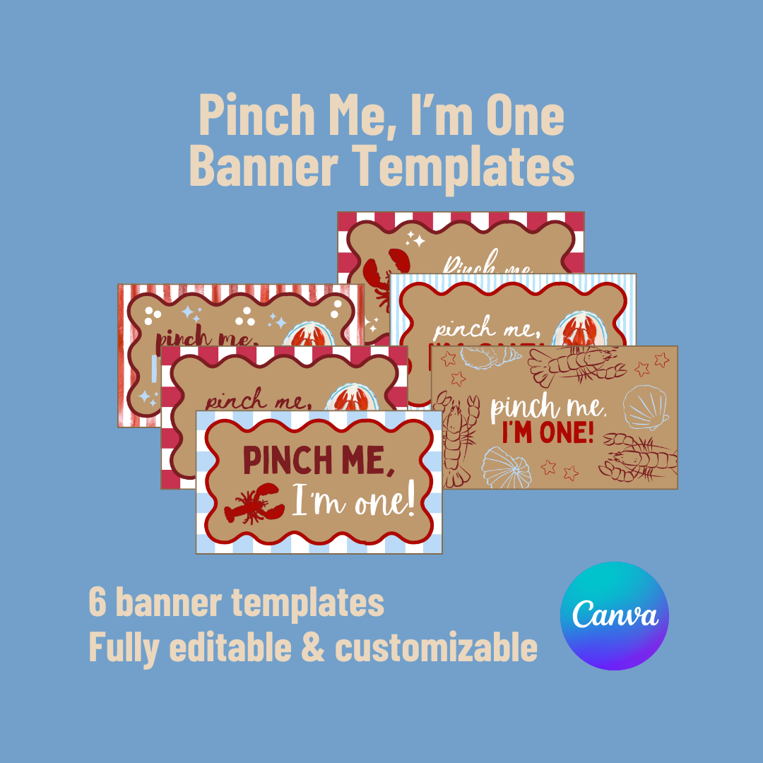 Pinch Me, I'm One Banner Templates