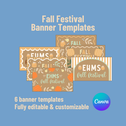 Fall Festival Banner Templates