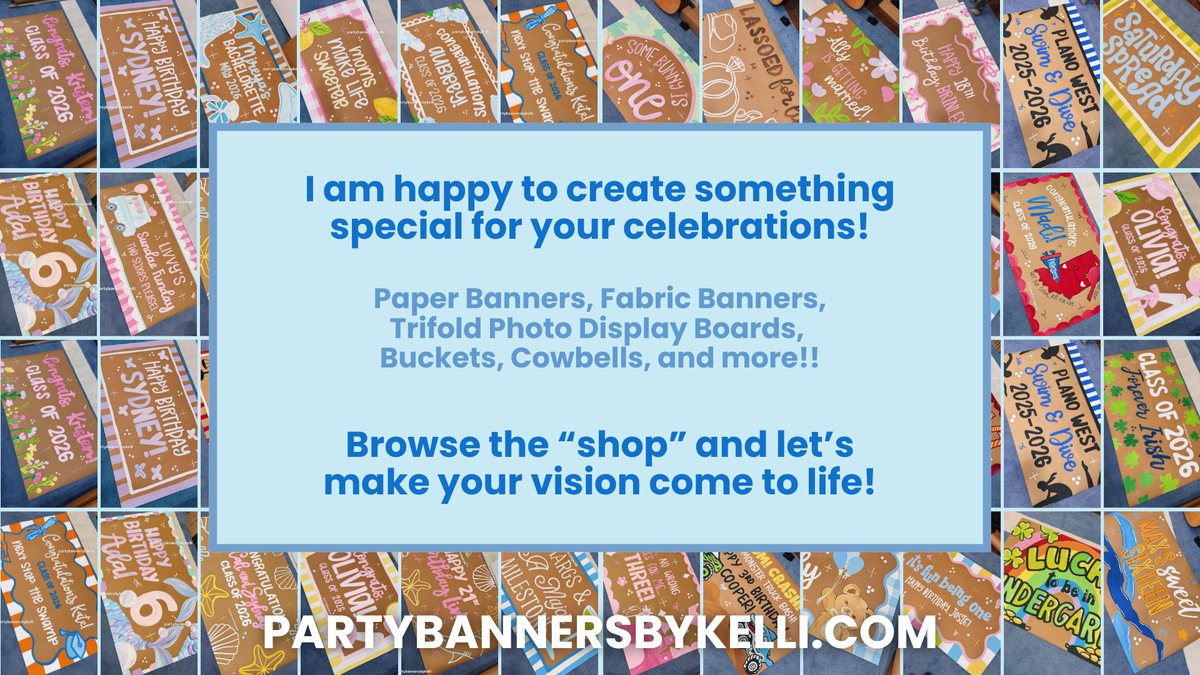 Party Banners by Kelli