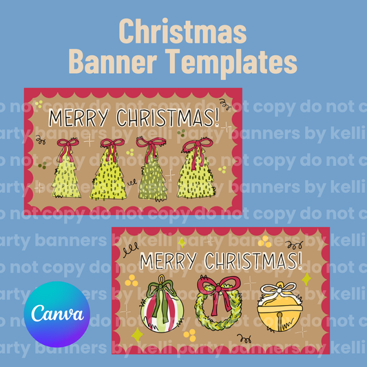 Christmas Banner Templates