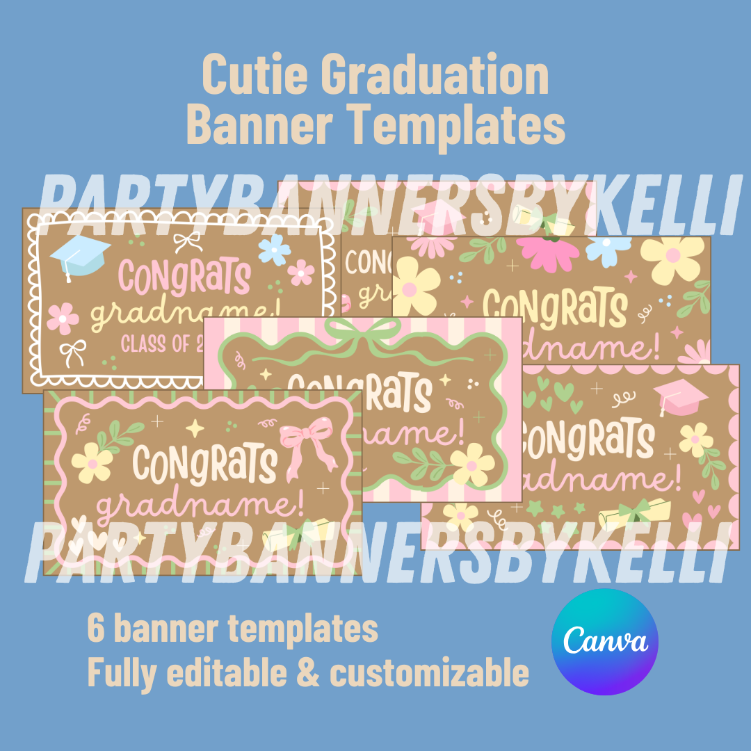 Cutie Graduation Banner Templates