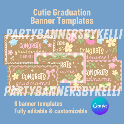 Cutie Graduation Banner Templates